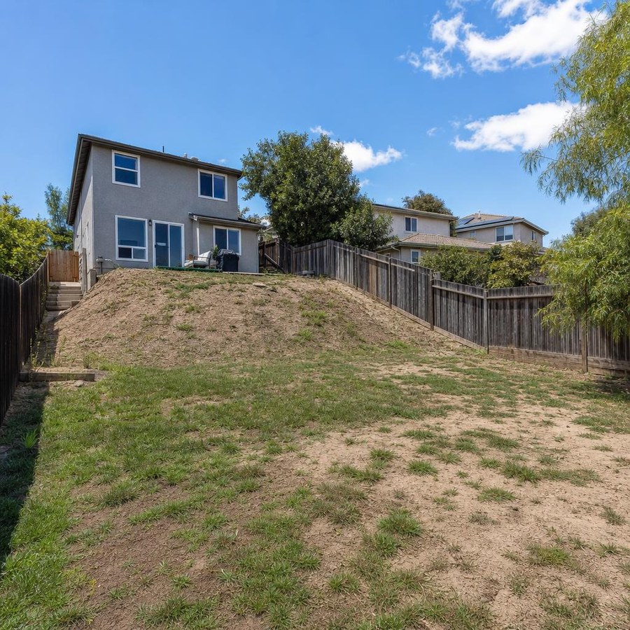 Sloped Backyard